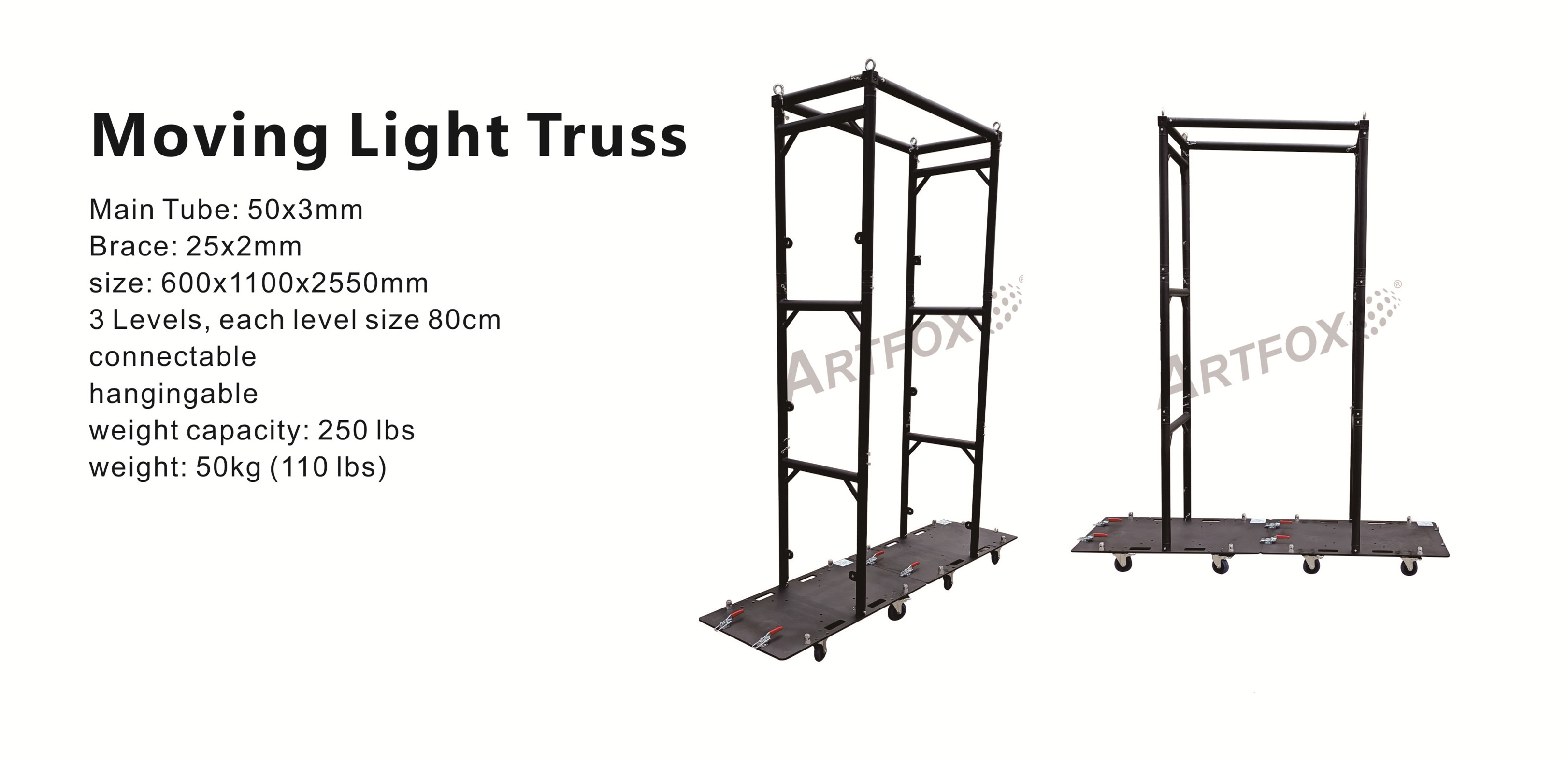 Moving light truss